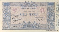 1000 Francs BLEU ET ROSE FRANCE  1925 F.36.41 VF+