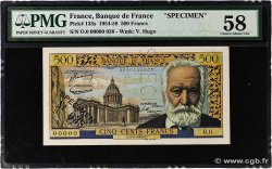 500 Francs VICTOR HUGO Spécimen FRANCE  1954 F.35.01Spn AU