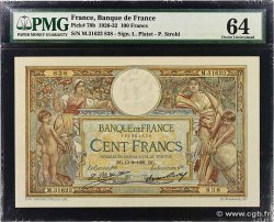 100 Francs LUC OLIVIER MERSON grands cartouches FRANCE  1931 F.24.10 AU