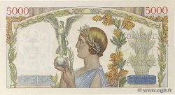 5000 Francs VICTOIRE Impression à plat FRANCE  1943 F.46.48 XF+