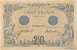 20 Francs BLEU FRANCE  1912 F.10.02 F+