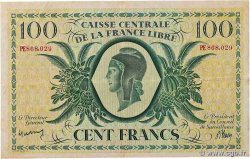 100 Francs REUNION ISLAND  1945 P.37c F+