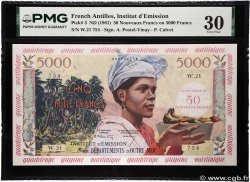 50 NF sur 5000 Francs FRENCH ANTILLES  1961 P.03a