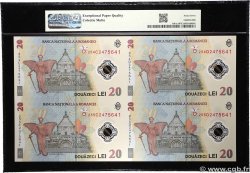 20 Lei Planche RUMANIA  2021 P.119Ac1 FDC