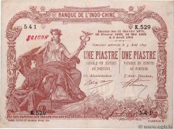 1 Piastre - 1 Piastre INDOCHINE FRANÇAISE Saïgon 1909 P.034b TTB