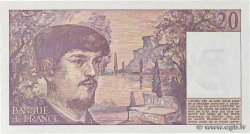 20 Francs DEBUSSY FRANCE  1989 F.66.10A26 XF+