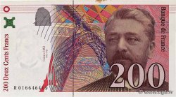 200 Francs EIFFEL Sans STRAP Fauté FRANCE  1996 F.75f4.02 AU+