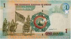 1 Dinar JORDAN  2002 P.34a UNC