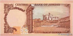 1/2 Dinar JORDAN  1975 P.17d XF+