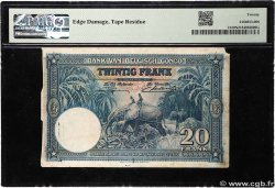 10 Francs BELGISCH-KONGO  1940 P.15 S