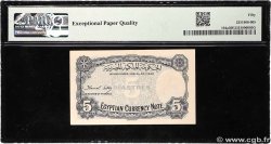 5 Piastres ÉGYPTE  1940 P.164a SUP+