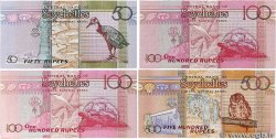 50, 100 et 500 Rupees Lot SEYCHELLEN  2011 P.43, P.44a et P.45 fST+