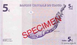5 Centimes CONGO, DEMOCRATIQUE REPUBLIC  1997 P.081s UNC-