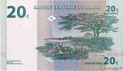 20 Centimes CONGO, DEMOCRATIQUE REPUBLIC  1997 P.083a VF+