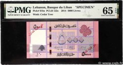 5000 Livres Spécimen LIBAN  2014 P.091bs NEUF