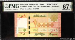 10000 Livres Spécimen LIBAN  2012 P.092as NEUF