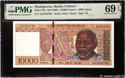 10000 Francs - 2000 Ariary MADAGASCAR  1995 P.079a NEUF