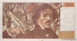 100 Francs DELACROIX modifié Fauté FRANCE  1989 F.69.13a TTB
