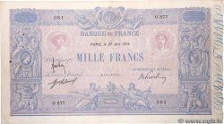 1000 Francs BLEU ET ROSE FRANCE  1914 F.36.28