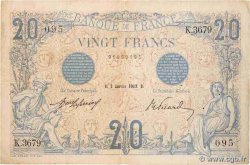 20 Francs BLEU FRANCE  1913 F.10.03