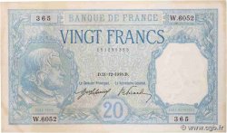 20 Francs BAYARD FRANCE  1918 F.11.03