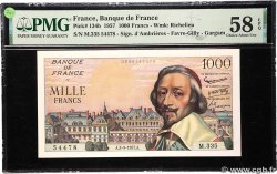 1000 Francs RICHELIEU FRANCE  1957 F.42.26 SPL