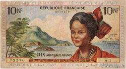 10 Nouveaux Francs Numéro spécial FRENCH ANTILLES  1962 P.05a