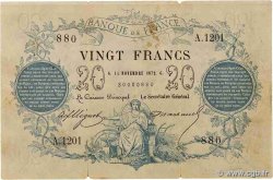 20 Francs type 1871 - Bleu FRANCE  1872 F.A46.03 F