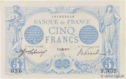 5 Francs BLEU FRANCE  1915 F.02.31 XF+
