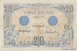 20 Francs BLEU FRANCE  1912 F.10.02 F