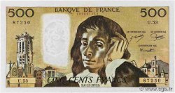 500 Francs PASCAL FRANCE  1975 F.71.13 XF