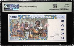 5000 Francs WEST AFRIKANISCHE STAATEN  1999 P.413Dh ST
