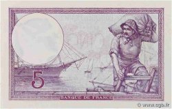 5 Francs FEMME CASQUÉE FRANCE  1918 F.03.02 UNC-