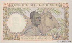 25 Francs FRENCH WEST AFRICA  1950 P.38 XF-