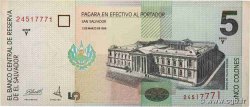 5 Colones EL SALVADOR  1998 P.147b VF+