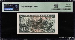 5 Pesetas SPAIN  1945 P.129a UNC