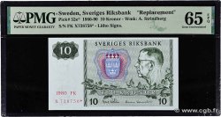 10 Kronor Remplacement SWEDEN  1980 P.52er UNC