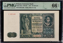 50 Zlotych POLAND  1941 P.102 UNC