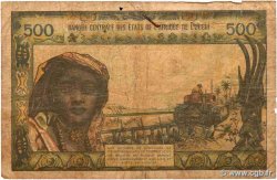 500 Francs STATI AMERICANI AFRICANI  1977 P.802Tk B