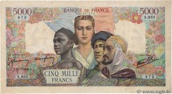 5000 Francs EMPIRE FRANÇAIS FRANCIA  1945 F.47.36
