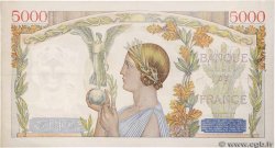5000 Francs VICTOIRE Impression à plat FRANCE  1941 F.46.31 VF+
