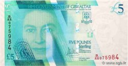 5 Pounds Sterling GIBRALTAR  2020 P.42 ST