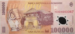 100000 Lei ROMANIA  2002 P.114a q.SPL