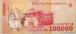 100000 Lei ROUMANIE  1998 P.110 TB+