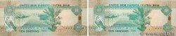 10 Dirhams Lot EMIRATI ARABI UNITI  2009 P.27a et P.27c q.SPL