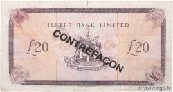 20 Pounds Faux IRLANDE DU NORD  1999 P.337bx TB+