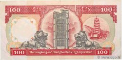 100 Dollars HONG KONG  1992 P.198d F+