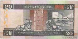 20 Dollars HONG-KONG  1993 P.201a BC+