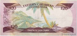 20 Dollars EAST CARIBBEAN STATES  1988 P.24l2 VF+