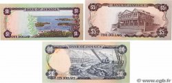 1, 5 et 10 Dollars JAMAICA  1978 P.CS01, P.CS03a, P.CS03c UNC